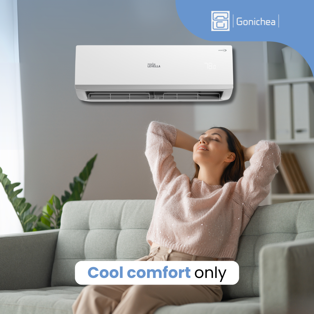Premium Levella® 23,000 BTU 18 SEER2 Ductless Mini-Split Inverter Air Conditioner Only Cold System Full Set 230V. WIFI Included.