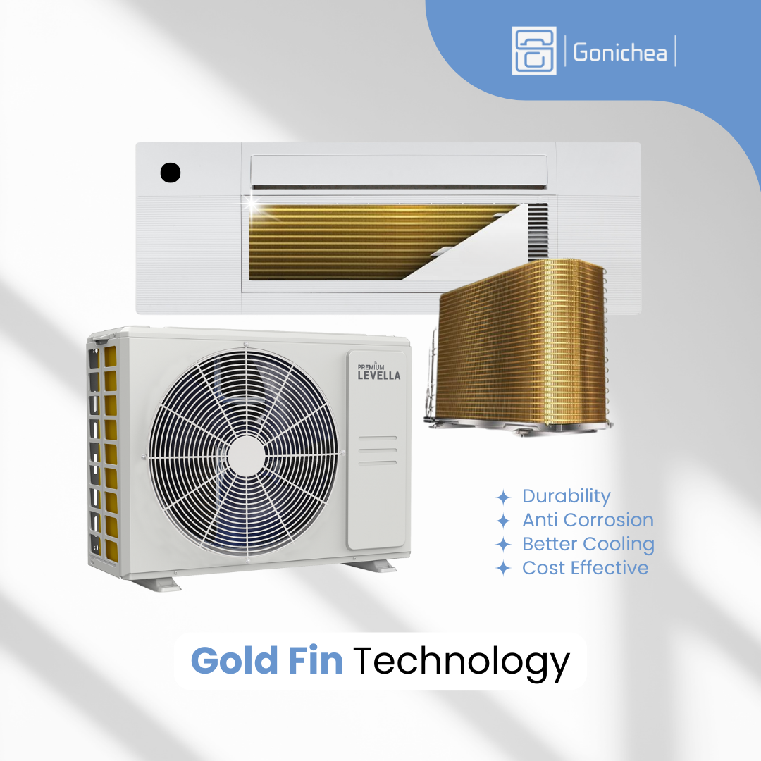 Premium Levella® 9000 BTU 21.7 SEER2 Air Conditioner Cassette ONE WAY Inverter Ductless Heat Pump 230V.WIFI Included.