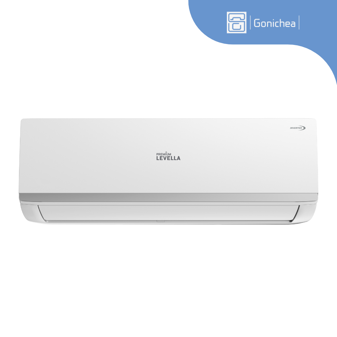 Premium Levella® 12,000 BTU 19 SEER2 Ductless Mini-Split Inverter Air Conditioner Heat Pump System Full Set 115V. WIFI Included.