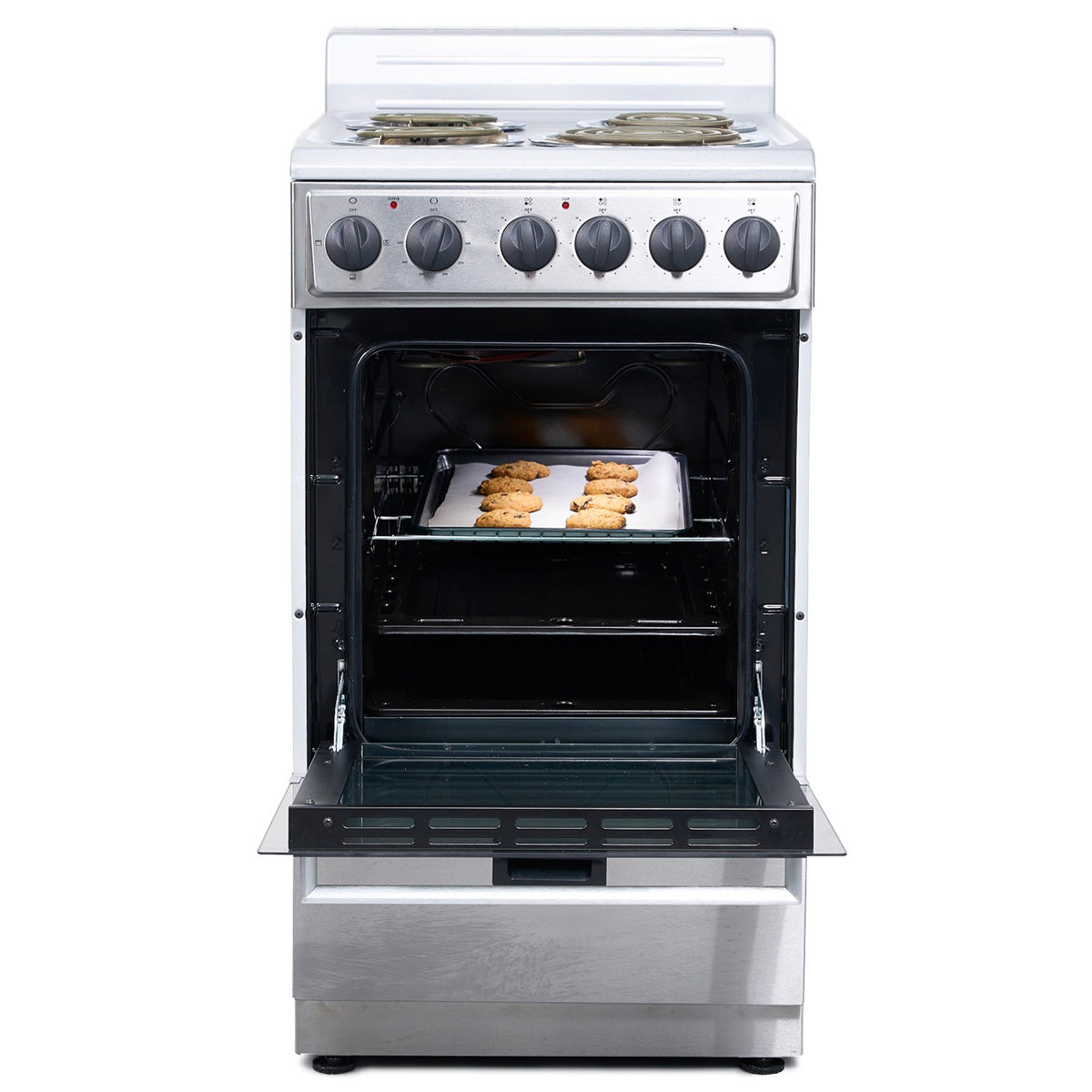 Premium Levella 20″ 4 Burners Freestanding Electric Stove