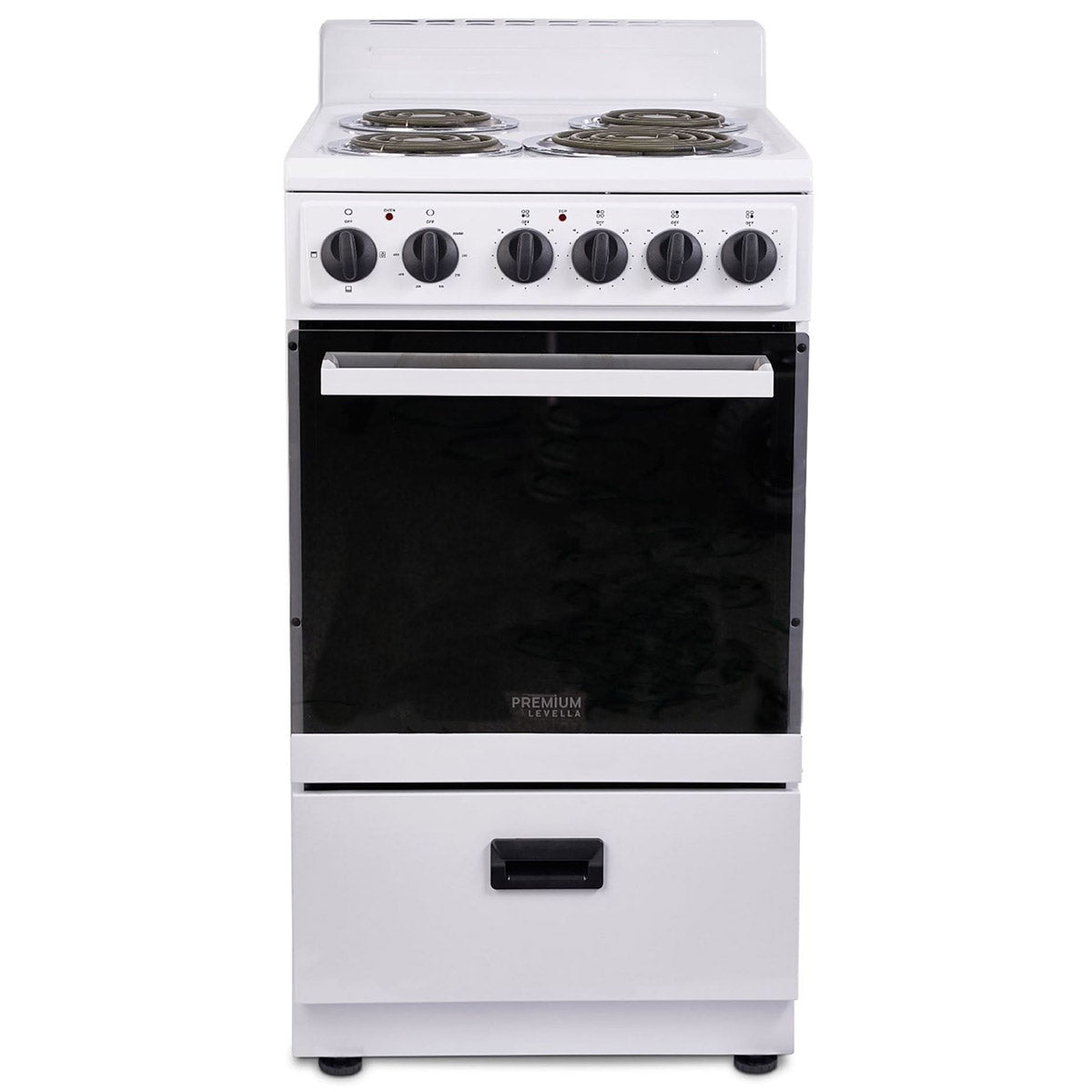 PremiumLevella 20″ 4 Burners Freestanding Electric Stove