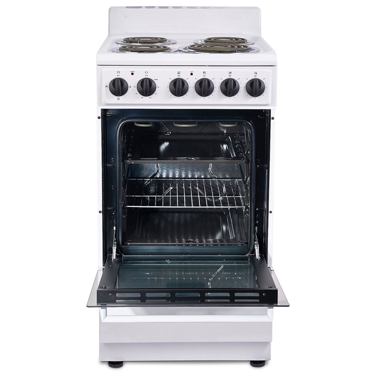 PremiumLevella 20″ 4 Burners Freestanding Electric Stove