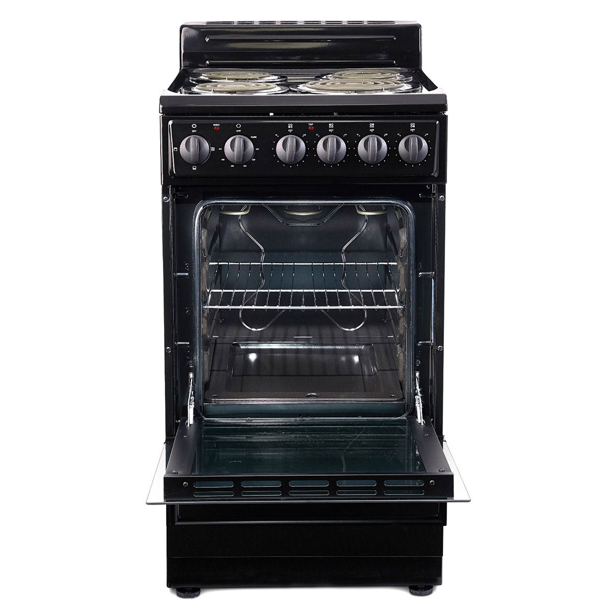 PremiumLevella 20″ 4 Burners Freestanding Electric Stove