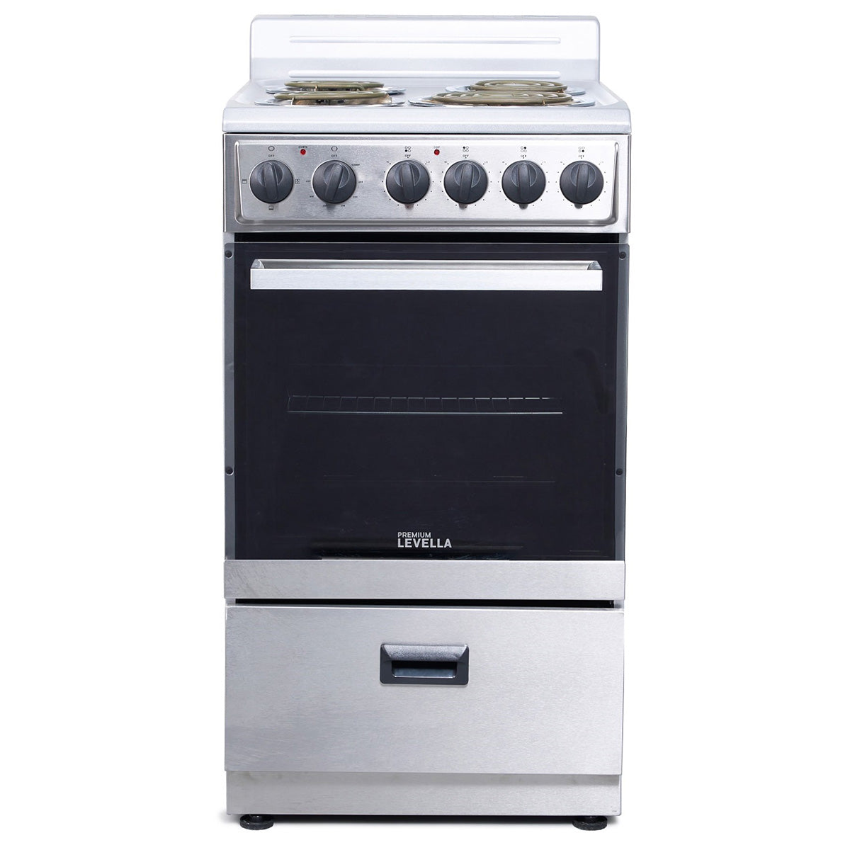 Premium Levella 24″ 4 Burners Freestanding Electric Stove