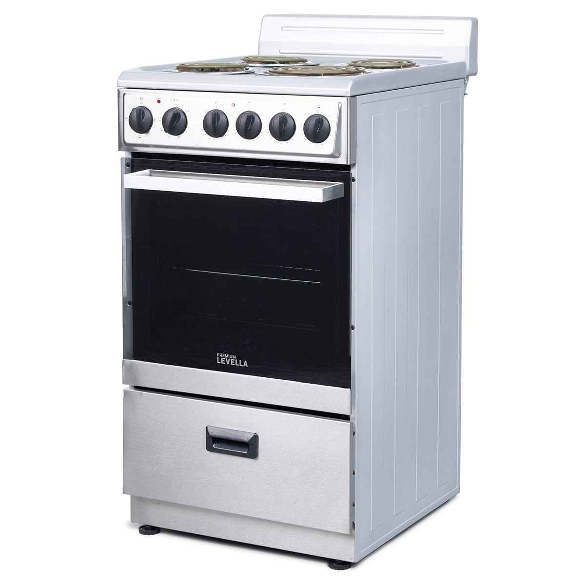 Premium Levella 24″ 4 Burners Freestanding Electric Stove