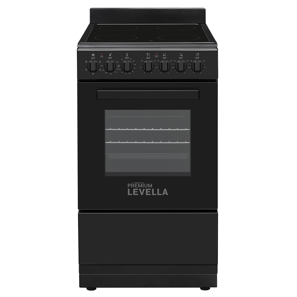 Premium Levella® 20″ 4 Burners Freestanding Electric Stove