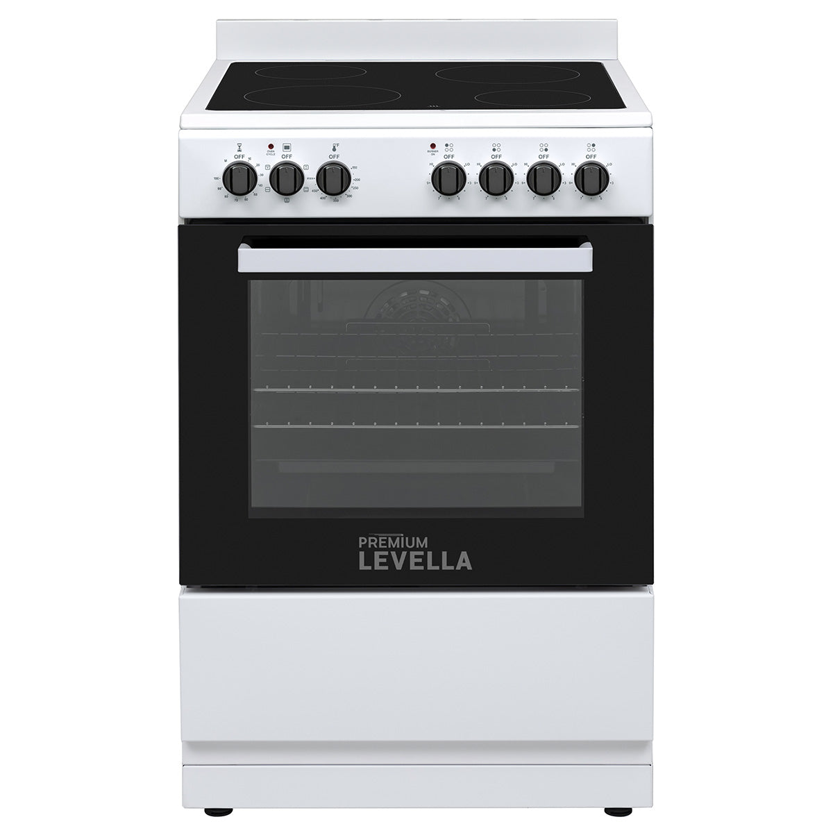 Premium Levella® 24″ 4 Burners Freestanding Electric Stove