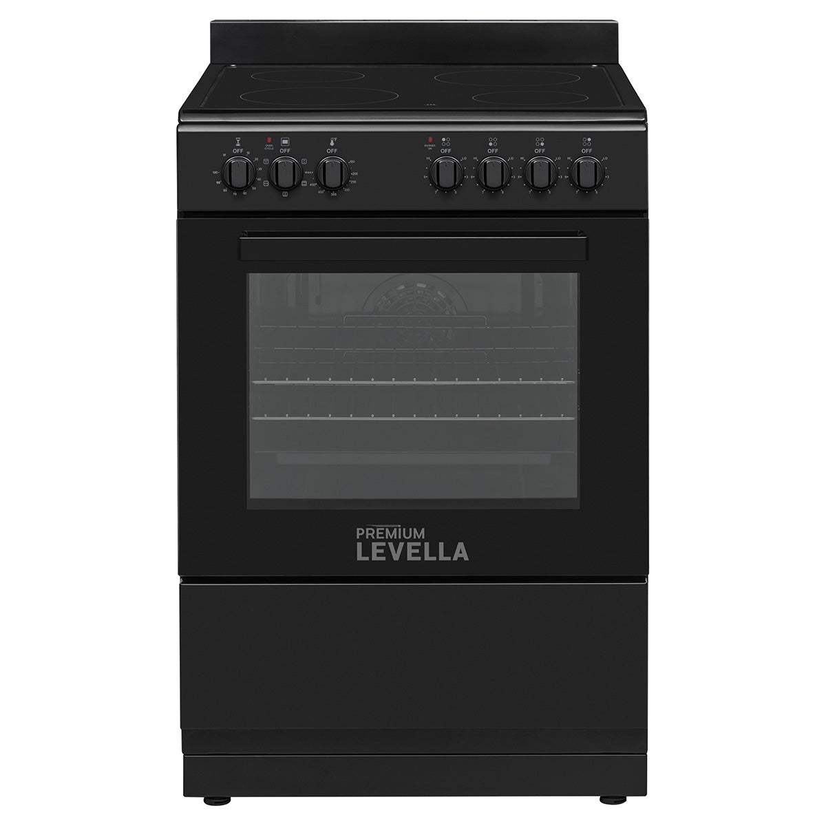 Premium Levella® 24″ 4 Burners Freestanding Electric Stove