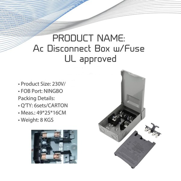 Premium Levella® Ac Disconnect Box 30A y 60A