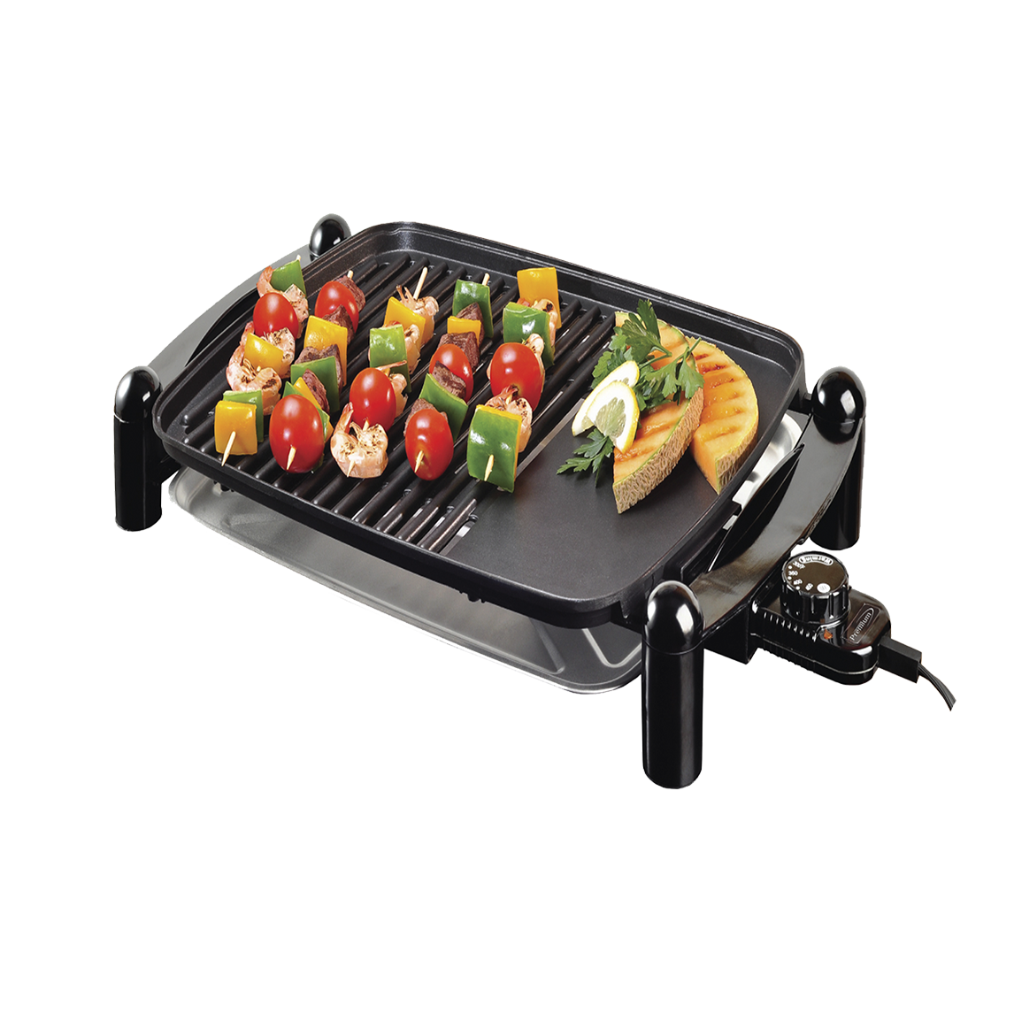 Premium - Electric Indoor outdoor Grill Portable Smokeless Non Stick Cooking BBQ Griddle