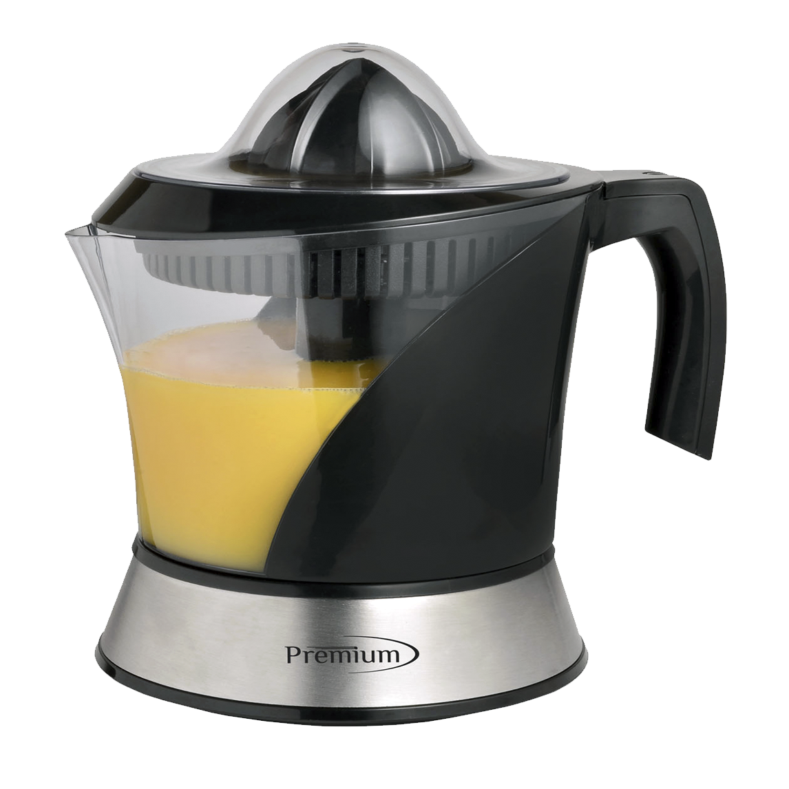 Premium - 1.0 Liter Electric Citrus Juicer Stainless steel design Reverse action motor