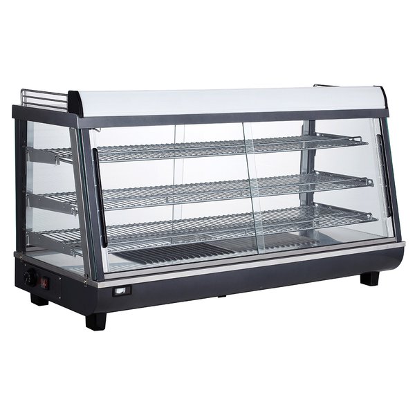 Premium Levella® 6.6 ftCu. Ft. Commercial Countertop Warmer Display Case.