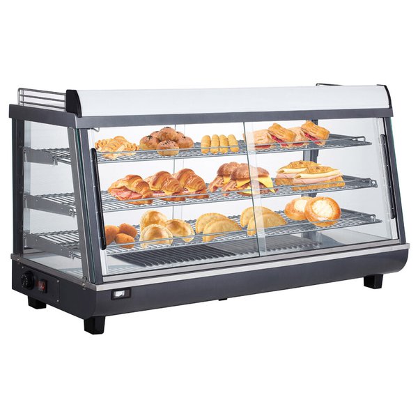 Premium Levella® 6.6 ftCu. Ft. Commercial Countertop Warmer Display Case.