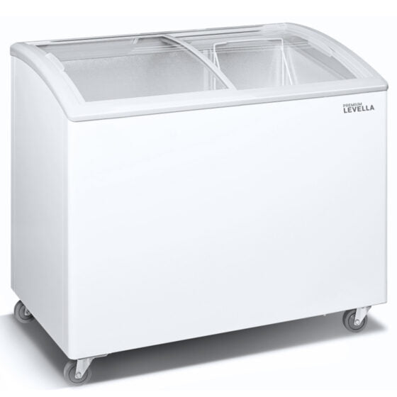 Premium Levella®  5.9 Cu. Ft. White Chest Freezer Display.