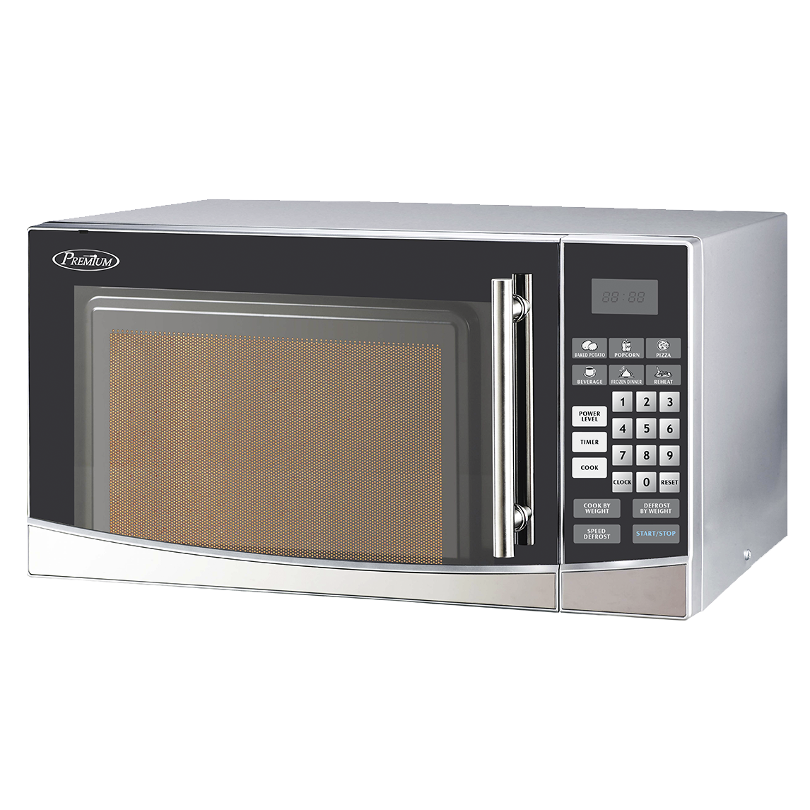 Premium Countertop Microwave 1.0 Cu Ft 900 W 10 Power levels Digital control