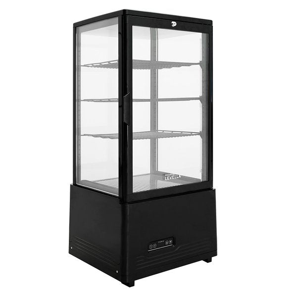 Premium Levella® 2.9 Cu. Ft.2.9 4-Sided Glass Refrigerated Display Case
