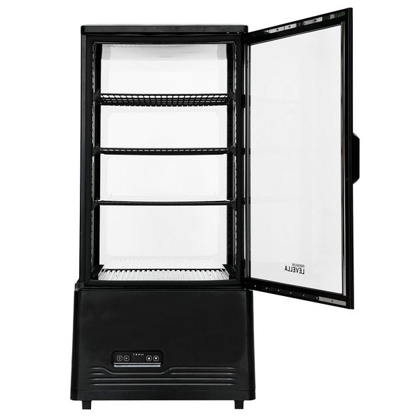Premium Levella® 2.9 Cu. Ft.2.9 4-Sided Glass Refrigerated Display Case
