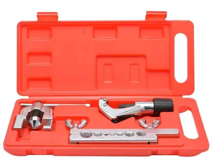 Premium Levella® FLARING & CUTTER TOOL KIT FOR 3/16", 1/4", 5/16", 3/8", 7/16", 1/2" & 5/8" O.D. TUBING & CT-195 CT-274